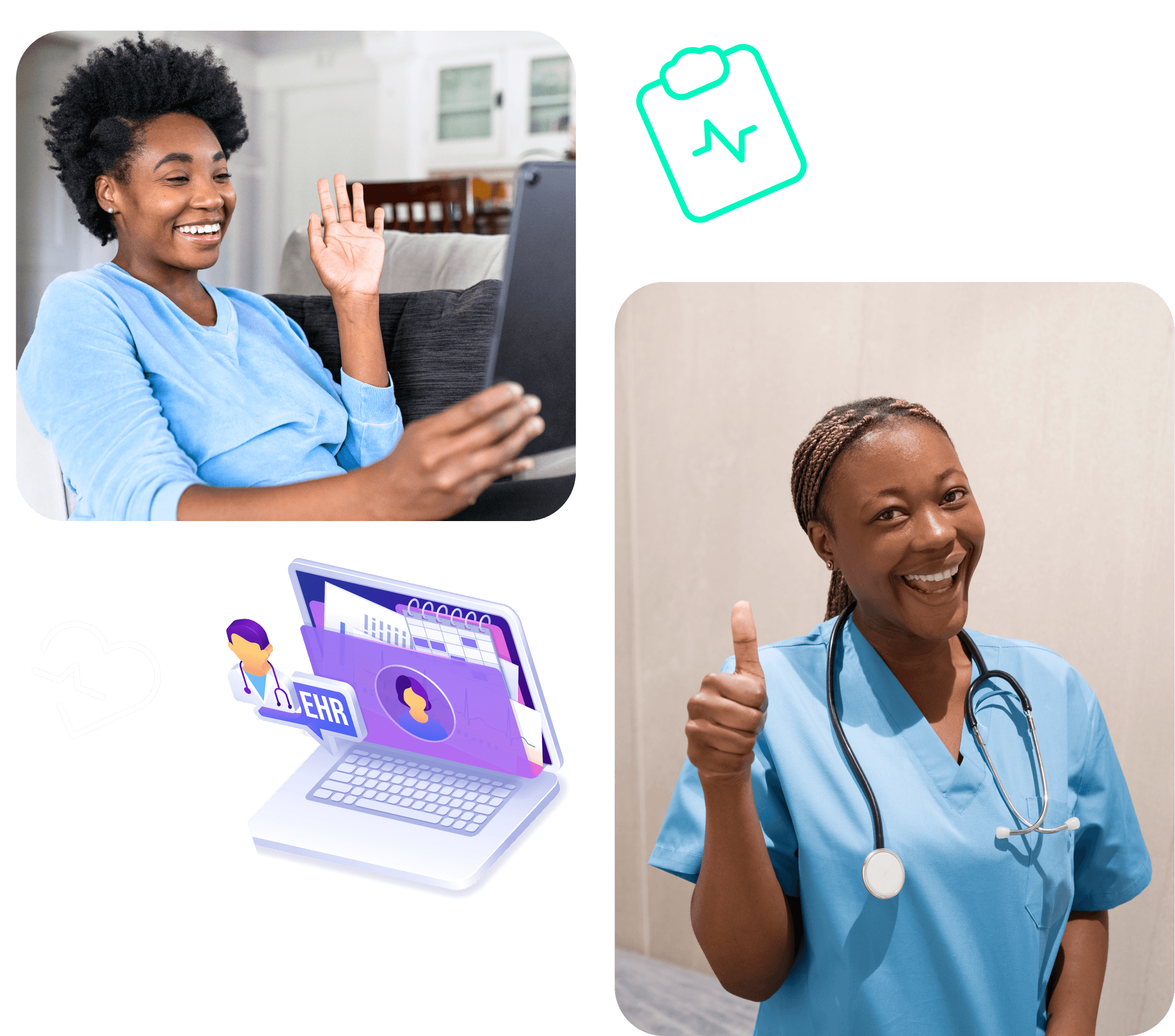 Healthcare professionals using Tymira360