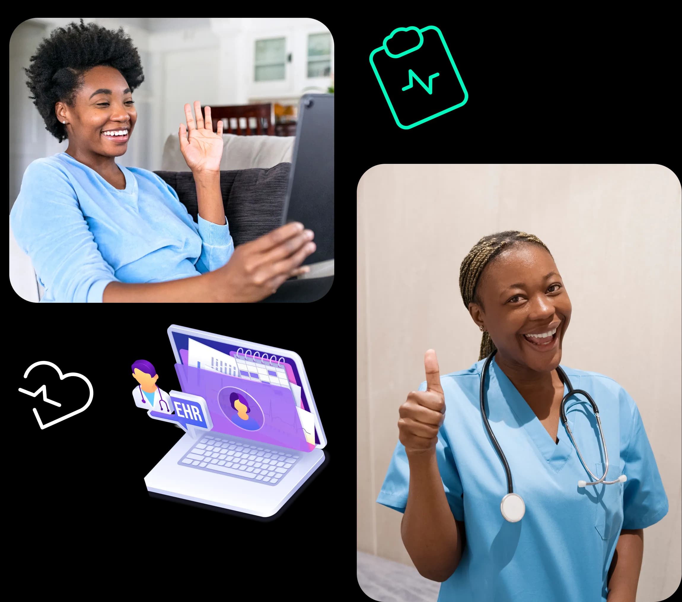 Healthcare professionals using Tymira360